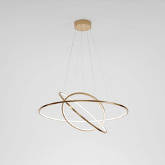 Halo ring 3 Ceiling Light Brushed Copper - The Grand Interior