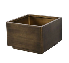 Raffles pot vierkant 60 antique bronze - The Grand Collection