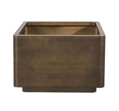 Raffles pot vierkant 60 antique bronze - The Grand Collection