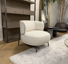 Ricardo fauteuil white beige - The Grand Collection
