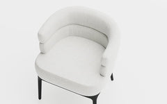 Lyon eetkamerstoel white beige - The Grand Collection