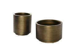 Raffles pot rond 45  antique bronze - The Grand Collection