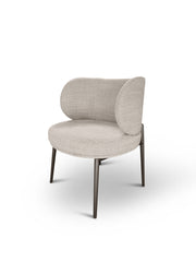 Ricardo eetkamerstoel taupe - The Grand Collection