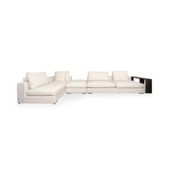 ITALIA Corner Sofa Cream Hopsack