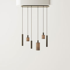 Portofino hanglamp 6-lichts deens ovaal - Ztahl