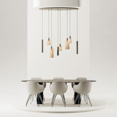 Portofino hanglamp 8-lichts ovaal - Ztahl