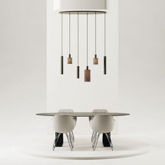 Portofino hanglamp 6-lichts ovaal - Ztahl