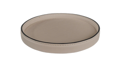 Matteo dienblad Etoupe ⌀25cm - The Grand Collection