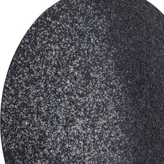 Miecke Black shimmer iron wall panel round M