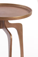 Side table S/2 38x54+41x63 cm PANO brown bronze