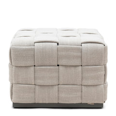 Room 48 Footstool Fabulous Flax