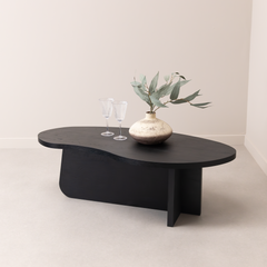 Salontafel Otis 110 x 50cm, kleur zwart eiken