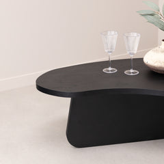 Salontafel Otis 110 x 50cm, kleur zwart eiken