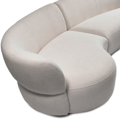 San Remo Sofa Arm Left 3,5 NatGrey