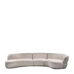 San Remo Sofa Arm Right 3,5 NatGrey