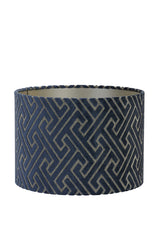 Shade cylinder 40-40-30 cm MAZE dark blue-taupe