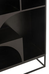 Shelf Mode Mango Wood/Mdf Black