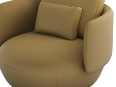 Dante fauteuil leder - The Grand Collection