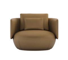 Dante fauteuil leder - The Grand Collection