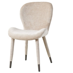 Thor beige diningchair aphrodite fabric leg