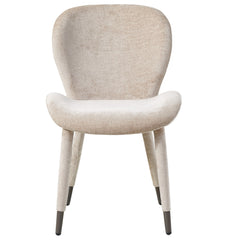 Thor beige diningchair aphrodite fabric leg