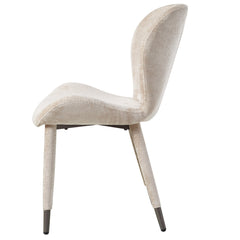 Thor beige diningchair aphrodite fabric leg