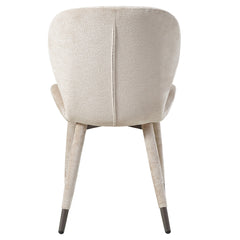 Thor beige diningchair aphrodite fabric leg