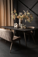 Thor dining bench Aphrodite Mocca 7