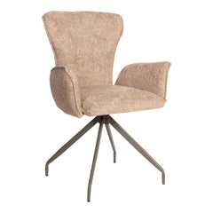 Vetus Taupe dining chair with arms legacy 3 mink