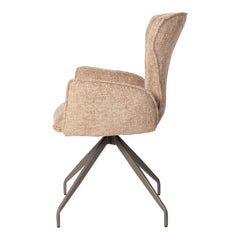 Vetus Taupe dining chair with arms legacy 3 mink