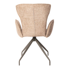 Vetus Taupe dining chair with arms legacy 3 mink