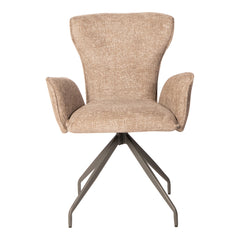 Vetus Taupe dining chair with arms legacy 3 mink