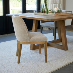 Whistler Dining Chair Natural Linen