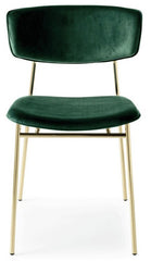 Fifties stoel goud velvet - Calligaris