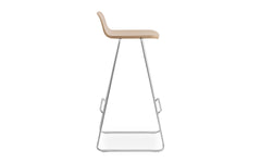 Just Barkruk Oak met rugleuning 75 cm - Normann Copenhagen