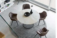 Vortex ronde tafel marmer  - Calligaris