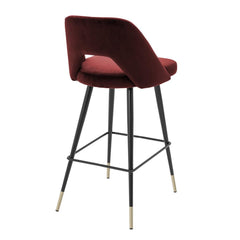 Avorio barstool 75cm bordeaux - Eichholtz