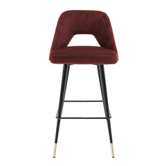 Avorio barstool 75cm bordeaux - Eichholtz