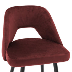 Avorio barstool 75cm bordeaux - Eichholtz