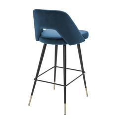 Avorio barstool 75cm blue - Eichholtz