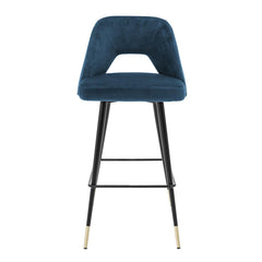 Avorio barstool 75cm blue - Eichholtz