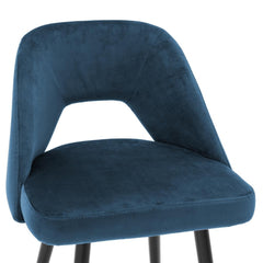 Avorio barstool 75cm blue - Eichholtz