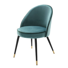 Cooper dining room chair set of 2 turquoise - Eichholtz