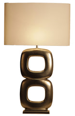 Maxime quadrato dubbel tafellamp goud - Stout Verlichting