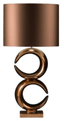 Luna table lamp double gold bronze - Stout Verlichting