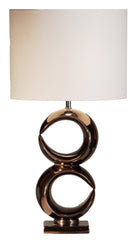 Luna tafellamp dubbel brons - Stout Verlichting