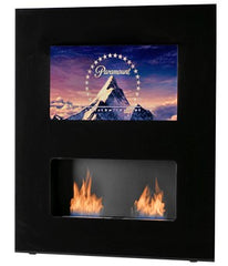 Double Vision cinewall with fireplace - Safretti