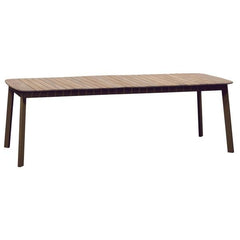 Shine Teak extendable garden table 292x100cm - Emu