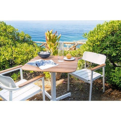 Shine Teak garden table 79x79cm - Emu