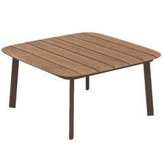 Shine Teak coffee table 79x79cm - Emu